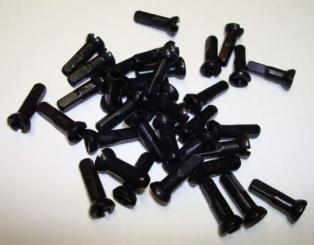 SAPIM POLYAX  Speichennippel aus Aluminium, 14 mm, schwarz 