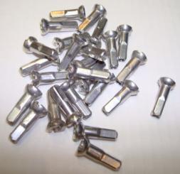 SAPIM POLYAX  Speichennippel, Alu, 12 mm, silber 