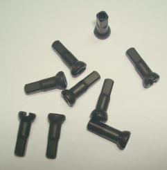 SAPIM POLYAX  Speichennippel, Messing, schwarz, 12 mm