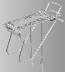 ERGOTEC RC 308 S  Gepäckträger, silber 