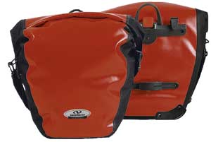NORCO ARKANSAS  Hinterradtasche, 2*20 L, rot/schwarz 