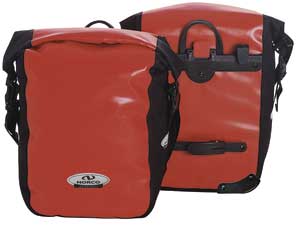 NORCO COLUMBIA  Universaltasche, 2*15 L, rot/schwarz 
