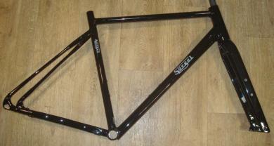 SÖRGEL CC-A02  Cross-/ Gravelrahmen für Disc-Brake, schwarz-glänzend, 