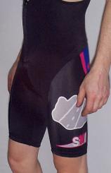 SMI TEAM  Trägerhose, schwarz-blau 
