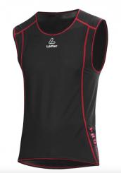 LÖFFLER WINDSTOPPER Singlet Transtex Light  Unterhemd, schwarz, 