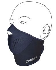 CHIBA Gesichtsmaske, winddicht, unisize 