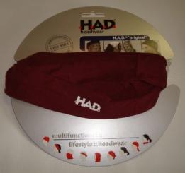 HAD SOLID COLOURS  Multifunktionstuch, blackberry 