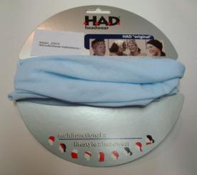 HAD SOLID COLOURS  Multifunktionstuch, hell-blau 