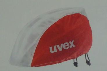 UVEX RAINCAP BIKE  Regenschutz, weiß-rot, 