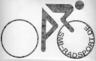 SMI Radfahreraufkleber, schwarz 