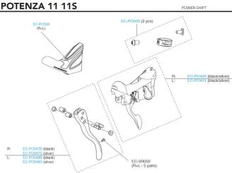 CAMPAGNOLO POTENZA  Befestigungsschelle f. EP 