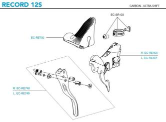 CAMPAGNOLO RECORD  Griffgummi für UltraShift-Ergopower ab 2019 