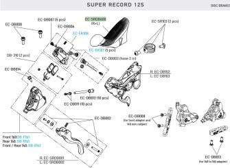 CAMPAGNOLO SUPER RECORD  Griffgummi für DB-Ergopower 