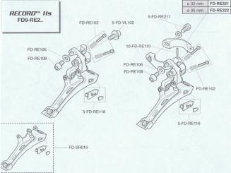 CAMPAGNOLO RECORD  Zugklemmschraube 