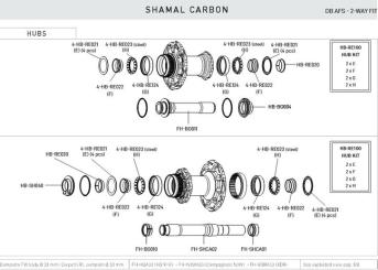 CAMPAGNOLO SHAMAL CARBON  Mutter für HR-Nabe, rechts 