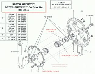 CAMPAGNOLO ULTRA TORQUE  Federspange 
