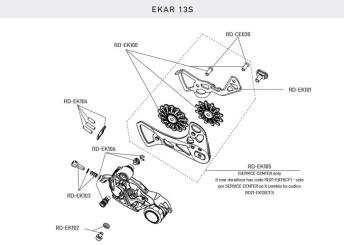 CAMPAGNOLO EKAR  Schaltkäfig 
