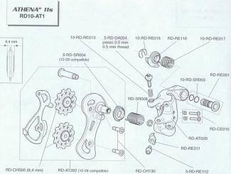 CAMPAGNOLO ATHENA  Rahmengegenhalter 