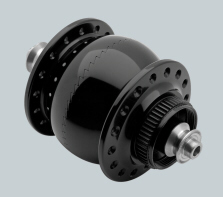 SCHMIDT SON DELUX disc  Nabendynamo, schwarz, 