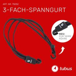 TUBUS Spanngurte 3-fach für 14 mm-Rohre 