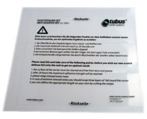 TUBUS Schutzfolien-Set, transparent 