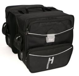 HABERLAND TOURING MAX  Doppeltasche, schwarz 