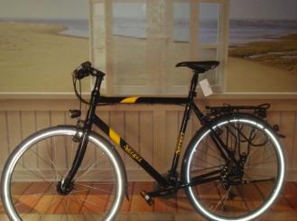 SÖRGEL TR6061  Trekkingrad mit STVZO-Ausstattung, schwarz-gelb, 