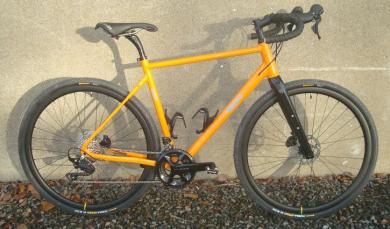 SÖRGEL CC-A02  Cross-/ Gravelrad mit Shimano 105 disc, 2* 12, orange, 