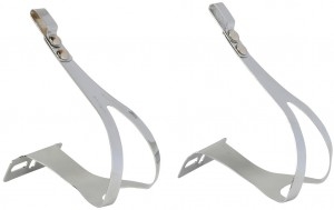 CHRISTOPHE METALL  Pedalhaken, mit Riemenführung 